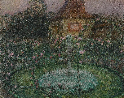 亨瑞·塞蒂纳的油画作品-亨瑞.塞蒂纳 -LE PAVILLON, GERBEROY