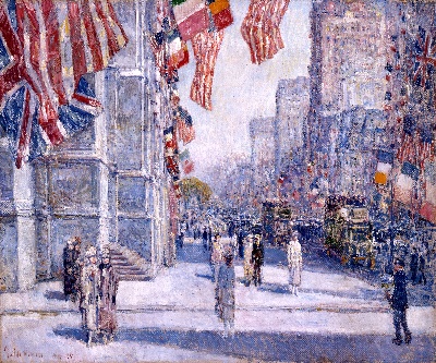 柴尔德·哈桑姆Childe Hassam 绘画作品的油画作品-柴尔德104 #MH081