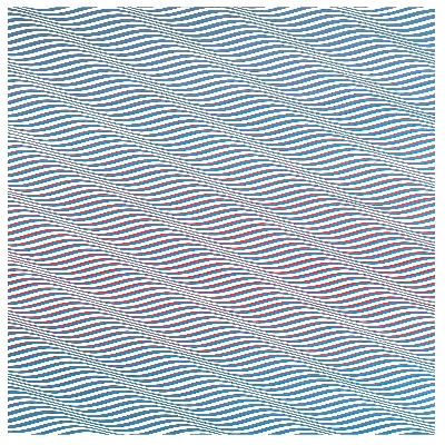 赖利的油画作品-bridget-riley-cataract-3-1967-pva-on-canvas-88-5-x-87-5