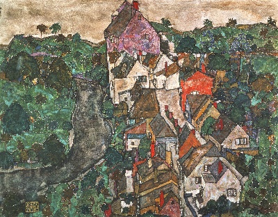 埃贡·席勒的油画作品-xile (125)