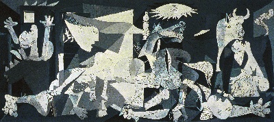 毕加索立体主义作品1的油画作品-004#毕加索MH003