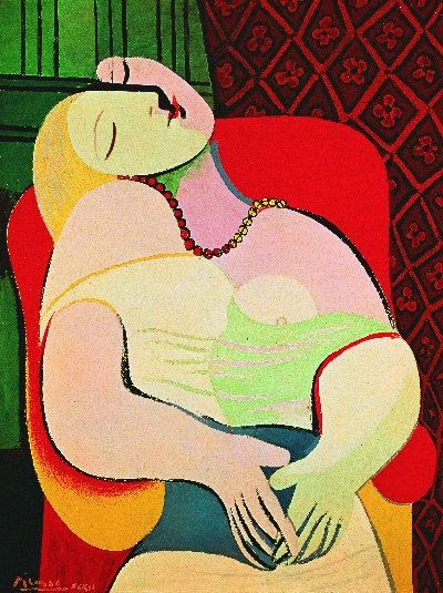 毕加索立体主义作品1的油画作品-051 毕J索