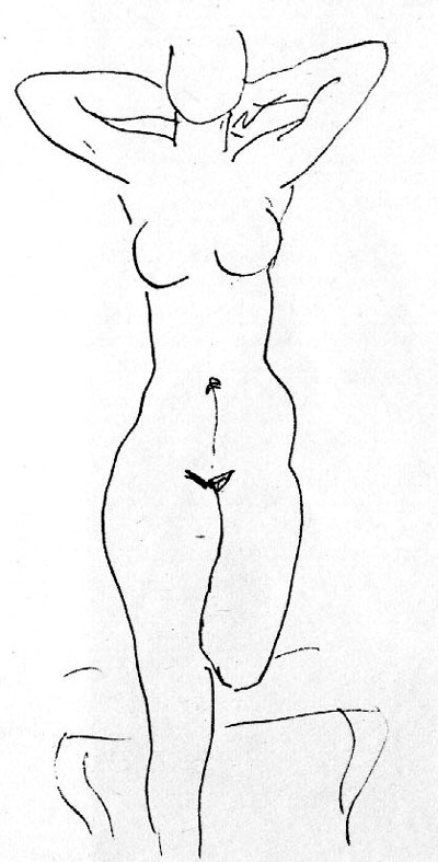 马蒂斯素描作品的油画作品-512 马蒂斯