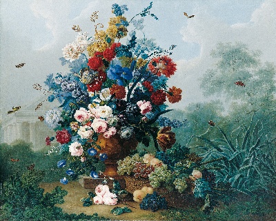 古典花卉 (11)的油画作品-245#MH007-550