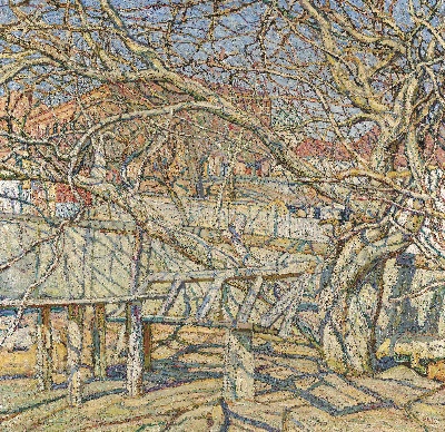 印象派图集2的油画作品-Abraham Manievich-EARLY SPRING