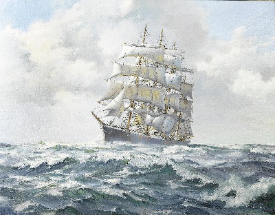 19世纪航海主题高清图集3的油画作品-3007航海38 (33)