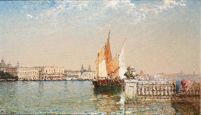 19世纪航海主题高清图集8的油画作品-3007航海new (6)