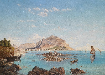 17-19世纪世界风景油画精选 (10)的油画作品-491#风景精选MH070