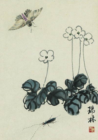 历代国画.源文件.册页20开单本的国画作品-齐白石拍照册页20开-07