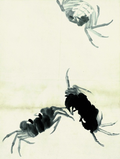历代国画.源文件.鱼虾册100张的国画作品-齐白石 鱼虾册页(26)