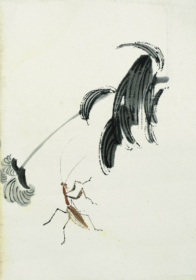 历代国画.源文件.齐白石拍照小片116开的国画作品-494
