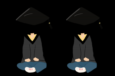 卡通毕业人物免抠.PNG免扣 学士服-Thor_001