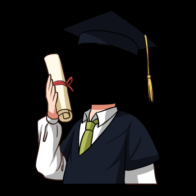 卡通毕业人物免抠.PNG免扣 学士服-Thor_065