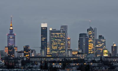 风景图.M203  实景图片 欧美风情 现代城市与古建筑 街道街景 场景绘画参考4波兰 华沙的图片