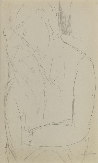 油画精选Amedeo Modigliani.Drawings的油画作品