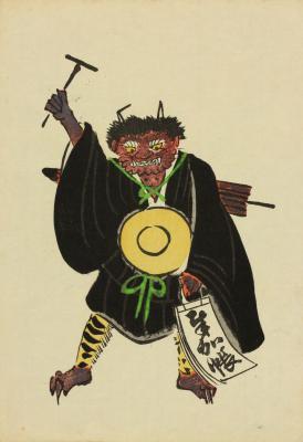 日本绘画日本浮世绘大津绘的绘画作品