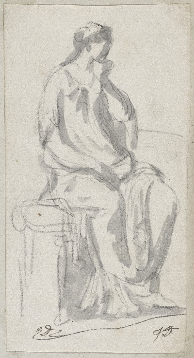美国华盛顿国立美术馆素描藏品. -11美国华盛顿国家美术馆素描线稿集3925幅TIF-1的作品-C12411