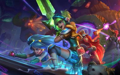英雄联盟.赏金猎人 厄运小姐厄运小姐_2018重置的作品-Arcade-Promo-Art-2