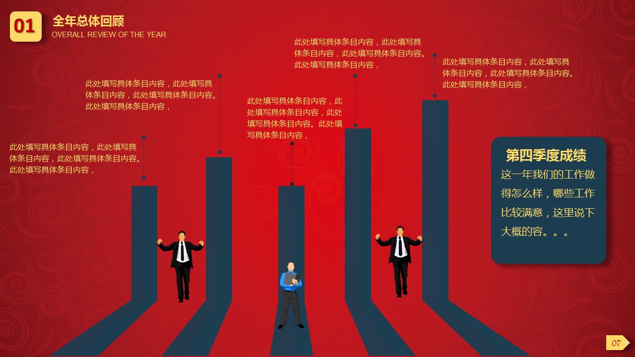 商务.工作总结4工作汇报 年终总结——11的PPT模板-8/37
