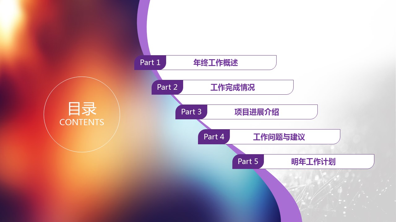 商务.工作总结4工作汇报 年终总结——185的PPT模板-2/44