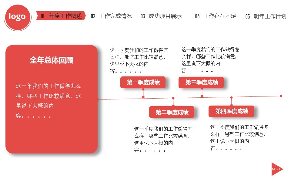 商务.工作总结4工作汇报 年终总结——35的PPT模板-6/45