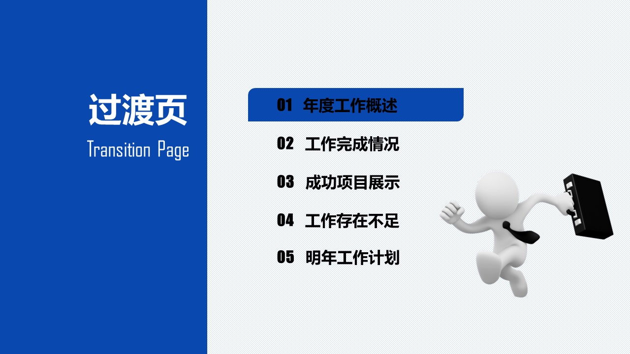 商务.工作总结4工作汇报 年终总结——45的PPT模板-3/45