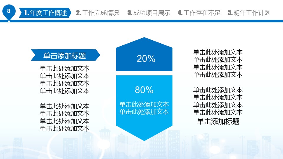 商务.工作总结4工作汇报 年终总结——54的PPT模板-8/49