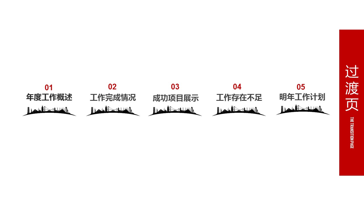 商务.工作总结4工作汇报 年终总结——6的PPT模板-3/44