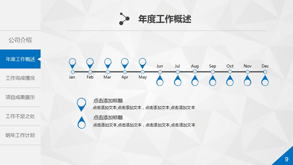 商务.工作总结4工作汇报 年终总结——69的PPT模板-9/50