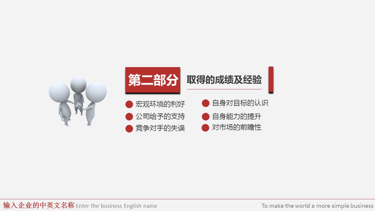 商务工作总结精品ok极简总结计划——图文的PPT模板-10/40