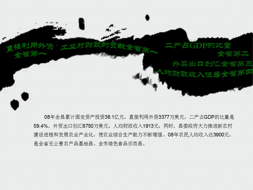 商务.中国风水墨风格城市简介---图文的PPT模板-8/60