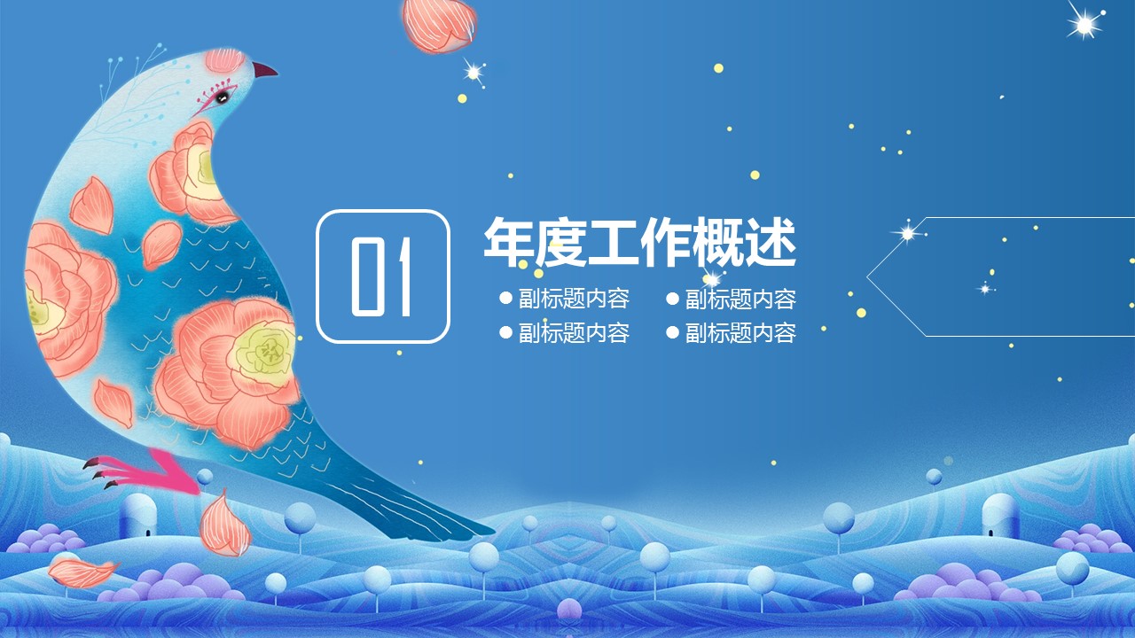 商务.总结PPT模板-图文00工作汇报 年终总结——136的PPT模板-3/43