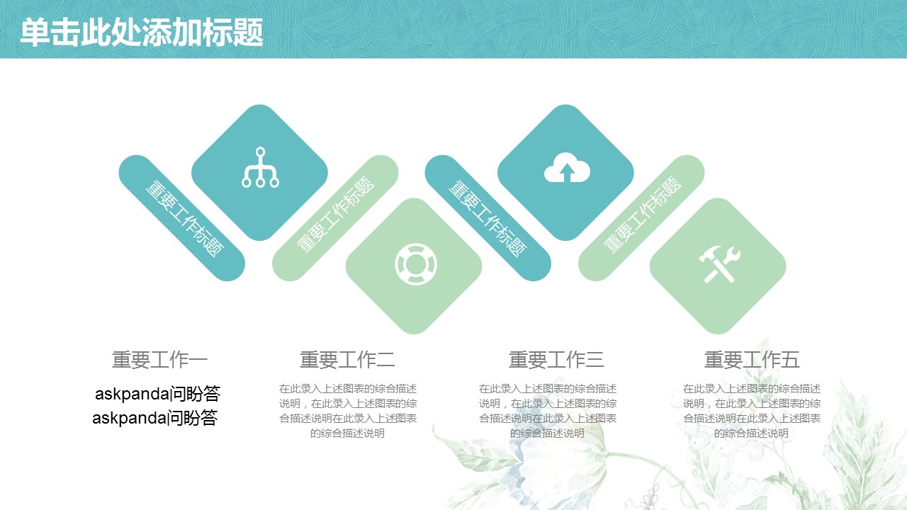 商务.总结PPT模板-图文00工作汇报 年终总结——167的PPT模板-6/43