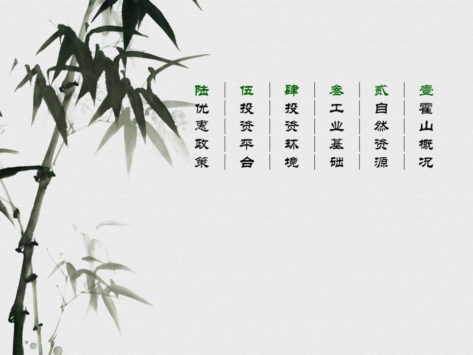 详情描述用 中国风更新版模板.047 水墨风格城市简介的PPT模板-2/60