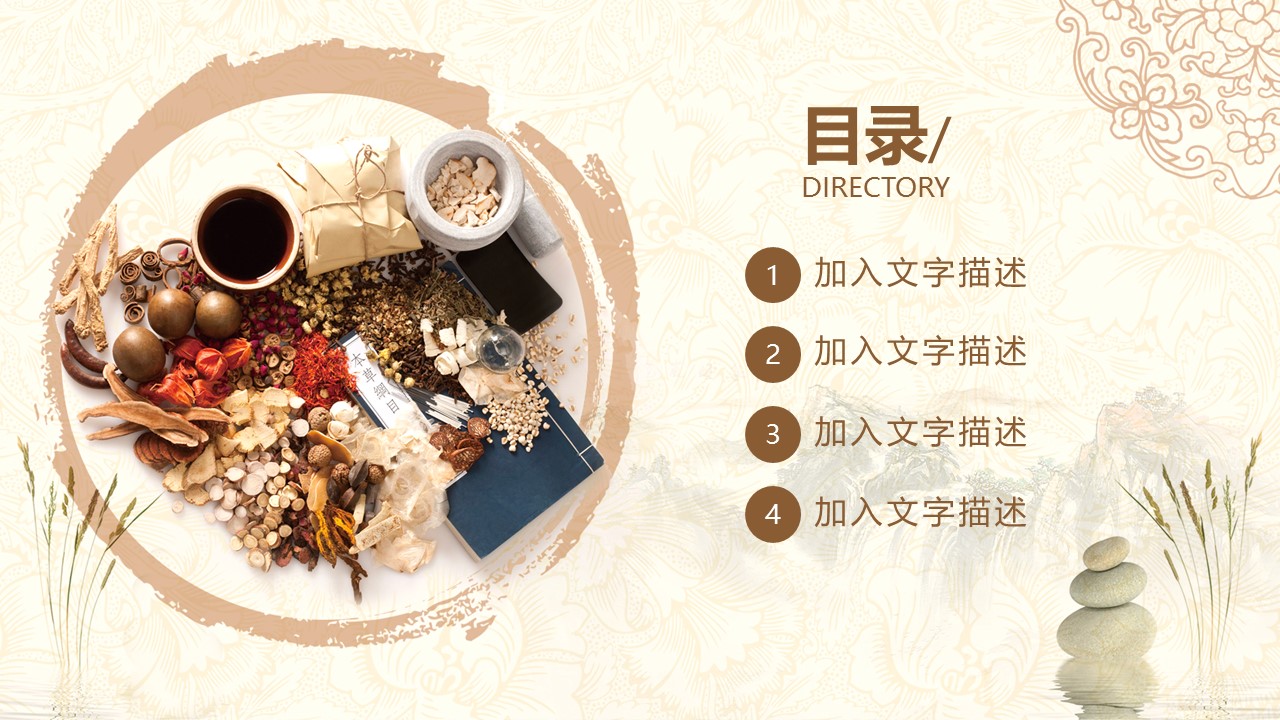 中药医学PPT（二选一）.B197-中药医学PPT.页面描述文件.10的PPT模板-2/30