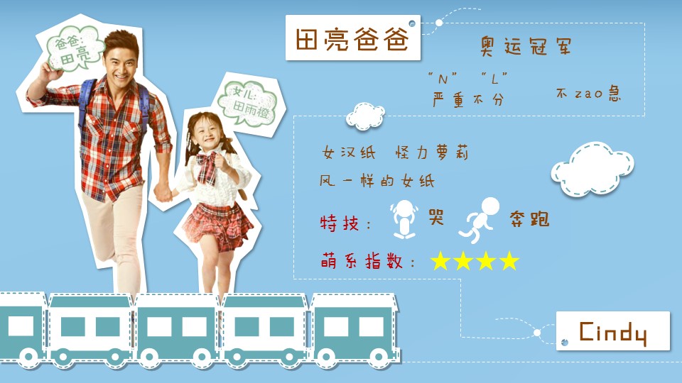 新增精品卡通可爱儿童ppt.动态.K001卡通儿童PPT-013的PPT模板-6/17