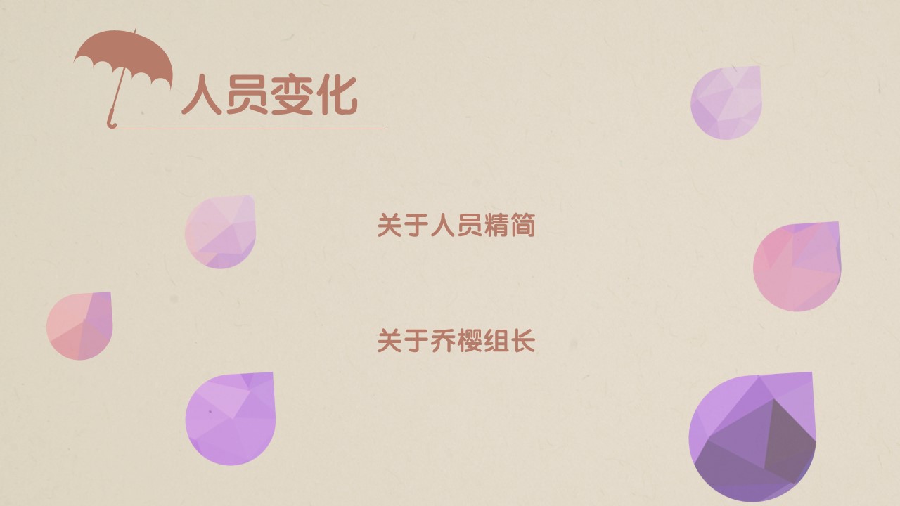 卡通儿童.静态.100.卡通紫色雨伞总结汇报ppt模板的PPT模板-3/16