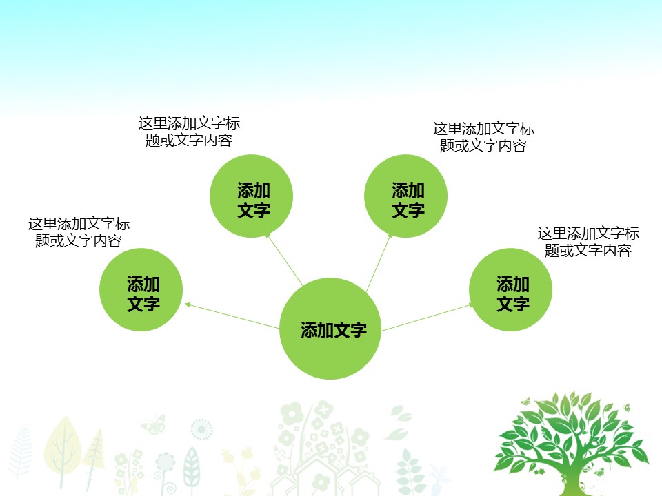 卡通儿童.静态.44.卡通礼物幸运树ppt模板的PPT模板-5/12