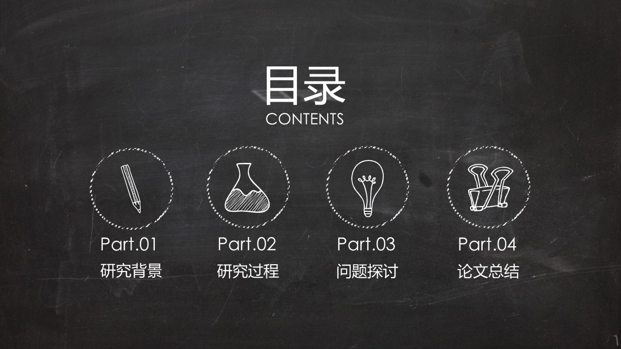 其他.黑板风格 32的PPT模板-2/36