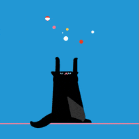 喵星人的gif-animation cat GIF by kylestrope