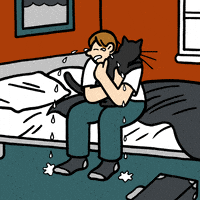 悲伤GIF的gif-sad cat GIF by Pete Gamlen