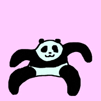 开心GIF的gif-happy panda GIF by Nicky Rojo