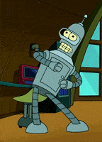 开心GIF的gif-happy robot GIF