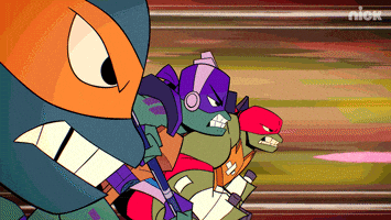 莱昂纳多·迪卡普里奥GIF的gif-run go GIF by Teenage Mutant Ninja Turtles