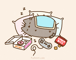 每日GIF(2020-04-10)的gif-Sleeping GIF by Pusheen