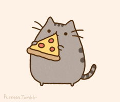每日GIF(2020-04-14)的gif-Cat Pizza GIF by Pusheen