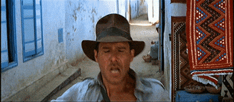 紧张的gif-nervous indiana jones GIF