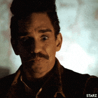 紧张的gif-scared season 3 GIF by STARZ