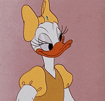 你说的都对的gif-daisy duck shrug GIF