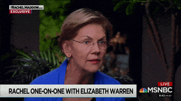 你说的都对的gif-Senator Warren Shrug GIF by Elizabeth Warren